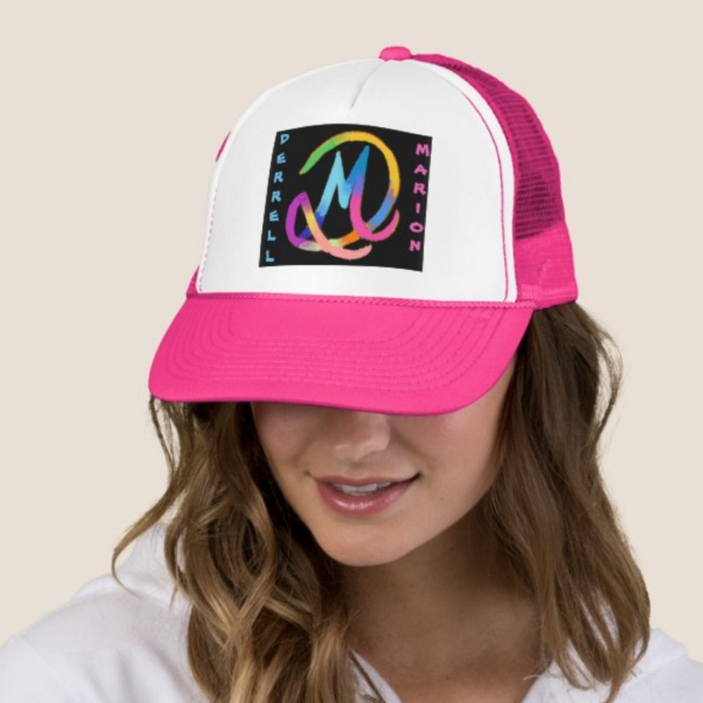 LIMITED EDITION Hot Pink Bubble Gum DM Snapback Trucker Hat / Cap